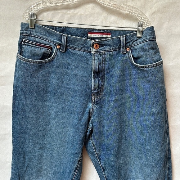 Tommy Hilfiger Vintage Blue Jeans Mens Size 38 - Picture 8 of 9